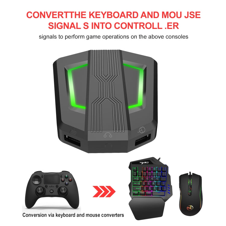 HXSJ P6 Keyboard Mouse Converter -  by HXSJ | Online Shopping UK | buy2fix