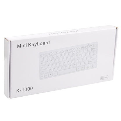 TT-A01 Ultra-thin Design Mini Wired Keyboard, Russian Version (Black) - Wired Keyboard by buy2fix | Online Shopping UK | buy2fix