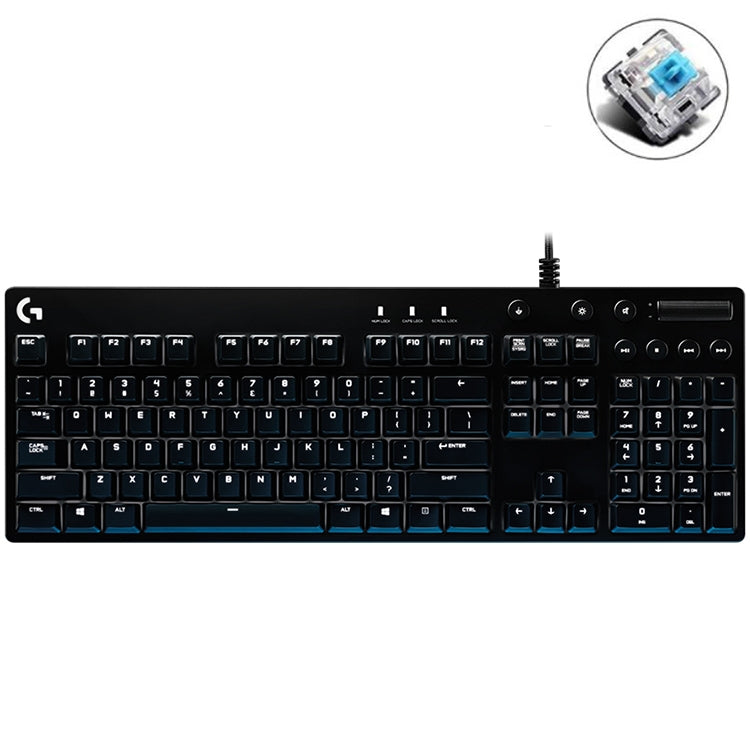 Logitech G610 Wired Gaming Mechanical Keyboard USB RGB Backlit Cyan-blue Axis - Wired Keyboard by Logitech | Online Shopping UK | buy2fix