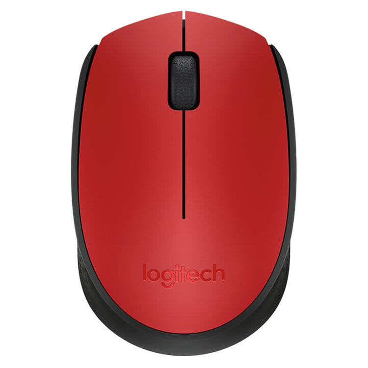 Logitech M170 1000DPI USB Wireless Mouse with 2.4G Receiver (Red) - Wireless Mice by Logitech | Online Shopping UK | buy2fix