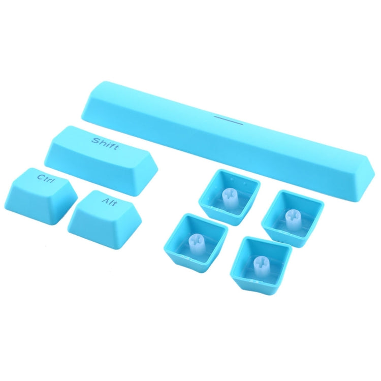 104 Keys Double Shot PBT Backlit Keycaps for Mechanical Keyboard(Blue) - Silicone / Sticker by buy2fix | Online Shopping UK | buy2fix