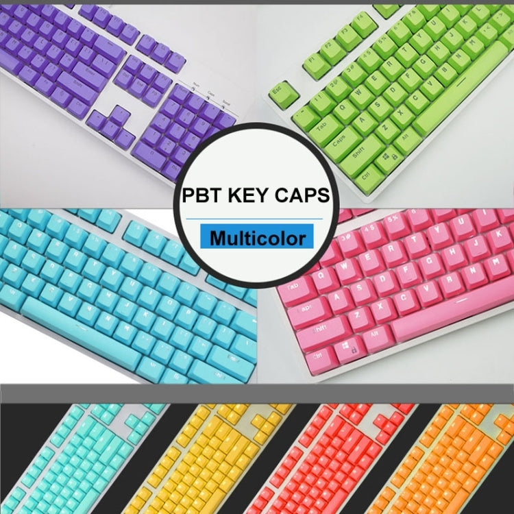 104 Keys Double Shot PBT Backlit Keycaps for Mechanical Keyboard(Pink) - Silicone / Sticker by buy2fix | Online Shopping UK | buy2fix