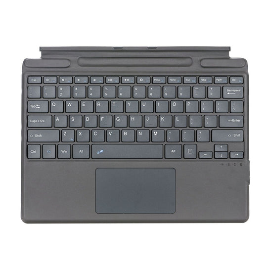 Étui en cuir avec clavier Bluetooth et fente pour stylo, pour tablette Microsoft Surface Pro 8/Pro X