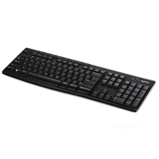 Logitech K270 Single Wireless Ultra-thin Silent Keyboard (Black) by Logitech