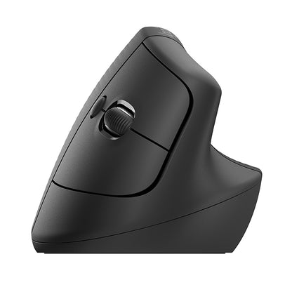 Logitech Lift Vertical 1000DPI 2.4GHz Ergonomic Wireless Bluetooth Dual Mode Mouse (Black) - Wireless Mice by Logitech | Online Shopping UK | buy2fix