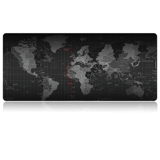 Extended Large Anti-Slip World Map Pattern Soft Rubber Smooth Cloth Surface Game Mouse Pad Keyboard Mat, Size: 60 x 30cm by buy2fix