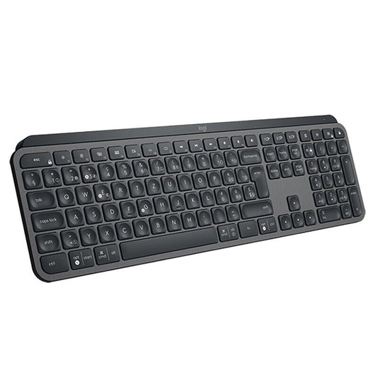 Logitech MX Keys Wireless Bluetooth Silent Keyboard (Black) by Logitech