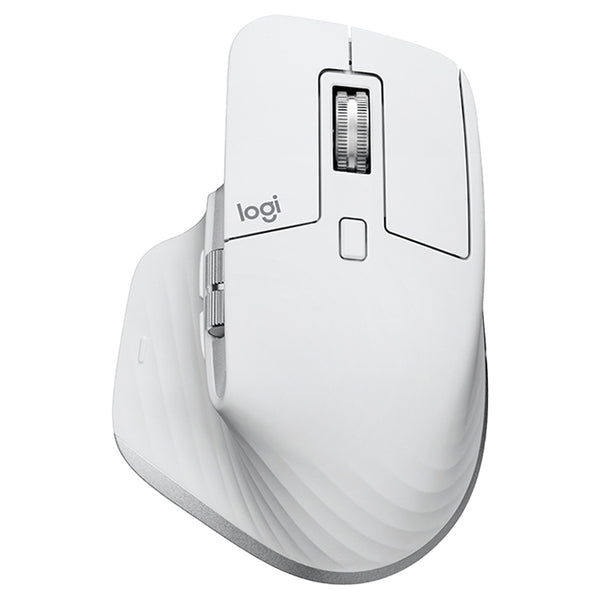Logitech MX Master 3s 8000DPI 2.4GHz Ergonomic Wireless Bluetooth Dual Mode Mouse (White) by Logitech