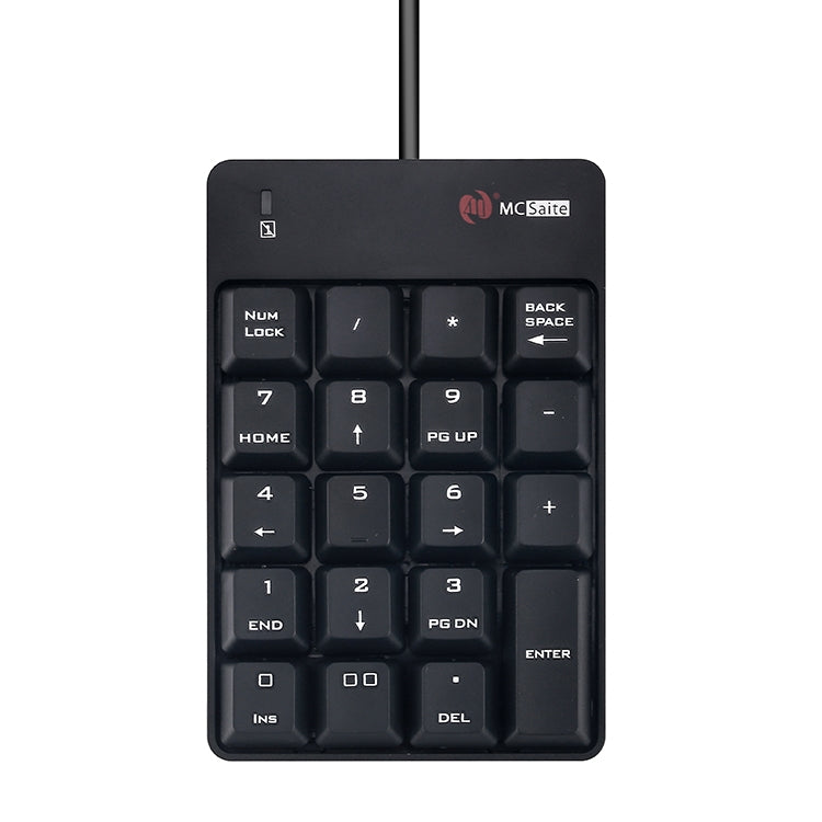 MC Saite MC-051 19 Keys Wired Numeric Keyboard - Wired Keyboard by MC Saite | Online Shopping UK | buy2fix