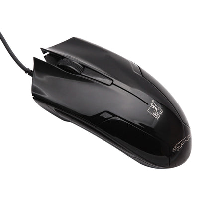 ZGB 119 USB Universal Wired Optical Gaming Mouse, Length: 1.45m(Jet Black) - Computer & Networking by Chasing Leopard | Online Shopping UK | buy2fix