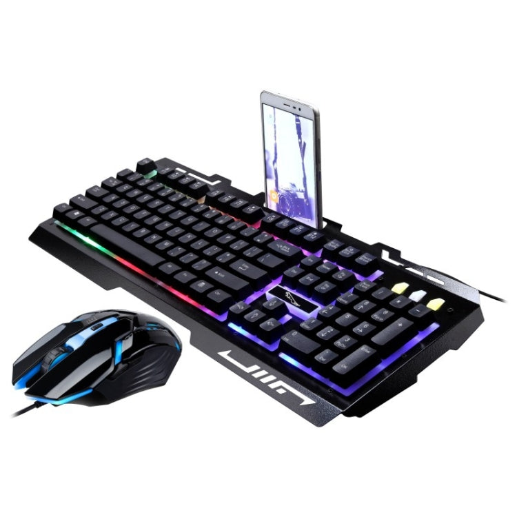 Chasing Leopard G700 USB RGB Backlight Wired Optical Gaming Mouse and Keyboard Set, Keyboard Cable Length: 1.35m, Mouse Cable Length: 1.3m(Black) - Computer & Networking by Chasing Leopard | Online Shopping UK | buy2fix