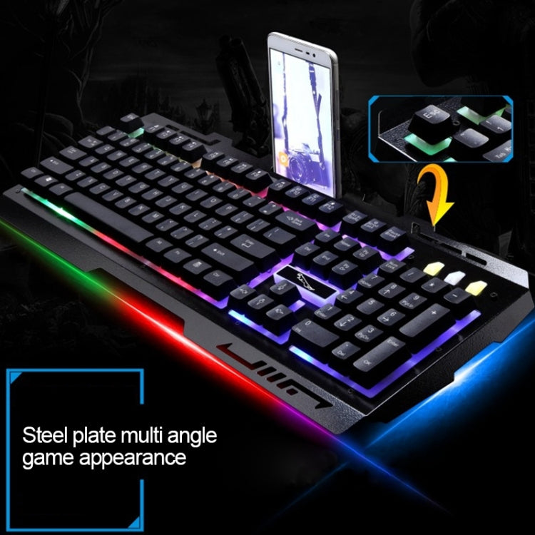 Chasing Leopard G700 USB RGB Backlight Wired Optical Gaming Mouse and Keyboard Set, Keyboard Cable Length: 1.35m, Mouse Cable Length: 1.3m(Black) - Computer & Networking by Chasing Leopard | Online Shopping UK | buy2fix