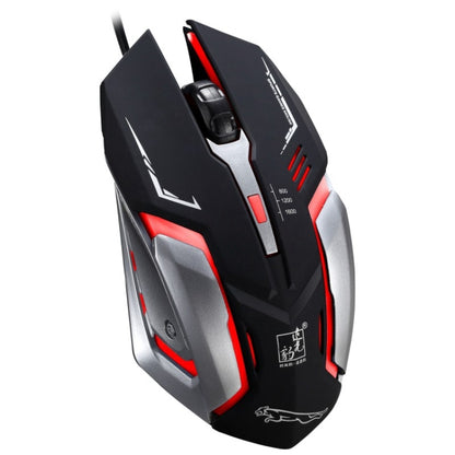 Chasing Leopard K1 USB 1600DPI Three-speed Adjustable LED Backlight Mute Wired Optical Gaming Mouse, Length: 1.3m(Black) - Computer & Networking by Chasing Leopard | Online Shopping UK | buy2fix