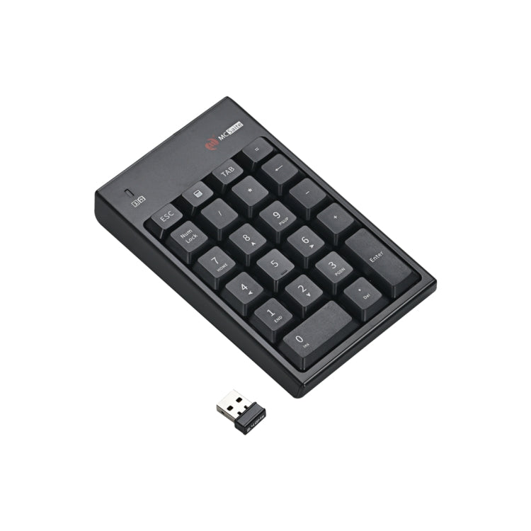 MC Saite MC-61CB 2.4GHz Wireless Mouse + 22 Keys Numeric Pan Keyboard with USB Receiver Set for Computer PC Laptop (Black) - Mini Keyboard by MC Saite | Online Shopping UK | buy2fix