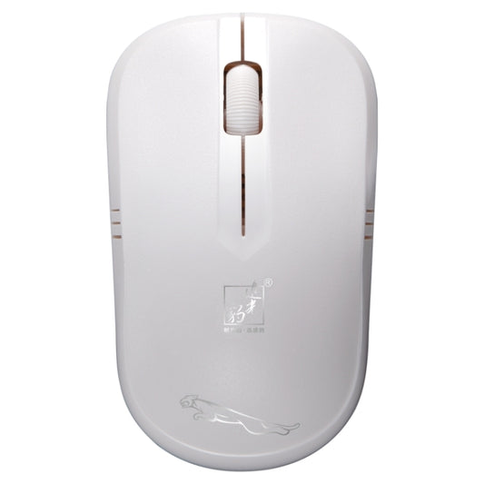 ZGB 101B 2.4GHz 1600 DPI Professional Commercial Wireless Optical Mouse Mute Silent Click Mini Noiseless Mice for Laptop, PC, Wireless Distance: 30m(White) by buy2fix