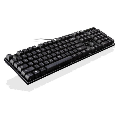 ZGB Q17 104 Keys USB Wired Suspension Gaming Office Keyboard for Laptop, PC(Black) - Wired Keyboard by buy2fix | Online Shopping UK | buy2fix