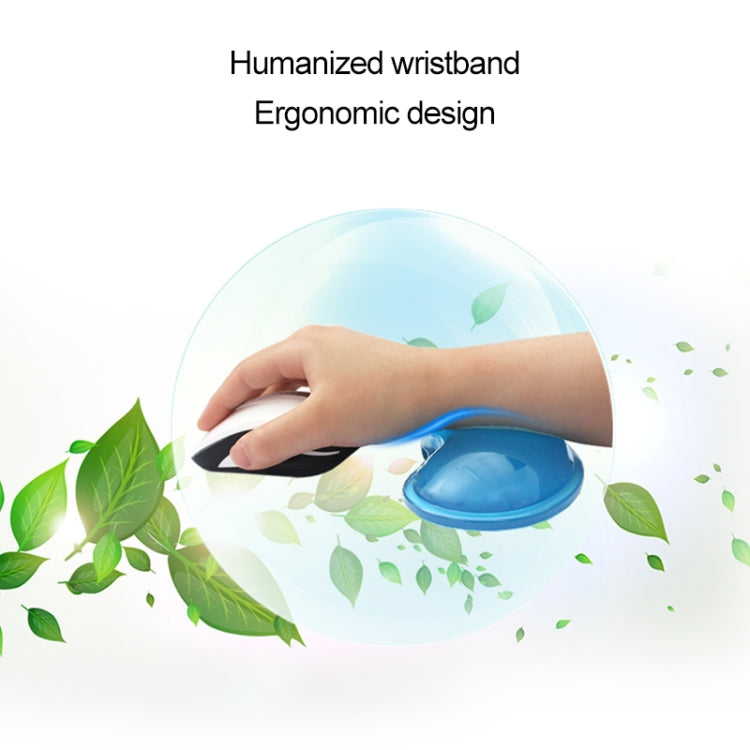 MONTIAN 2 PCS Transparent Silicone Bracer Heart-shaped Mouse Wrist Supporter, Random Color Delivery by buy2fix