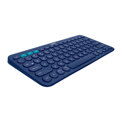 Logitech K380 Portable Multi-Device Wireless Bluetooth Keyboard (Blue) - Wireless Keyboard by Logitech | Online Shopping UK | buy2fix