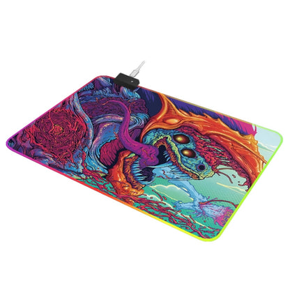 Computer Monster Pattern Illuminated Mouse Pad, Size: 35 x 25 x 0.4cm - Mouse Pads by buy2fix | Online Shopping UK | buy2fix