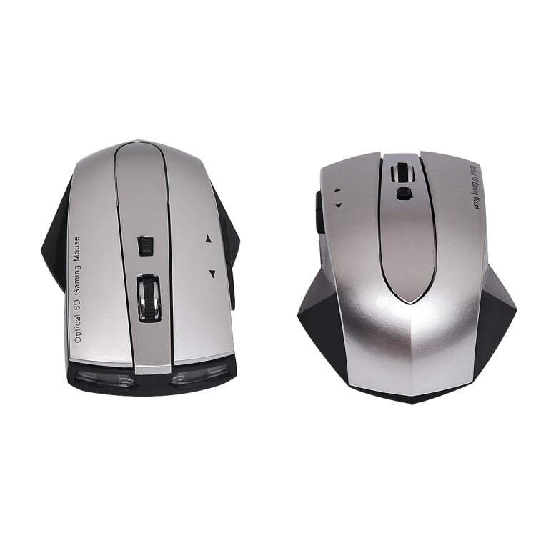 MZ-011 2.4GHz 1600DPI Wireless Rechargeable Optical Mouse with HUB Function(Black Silver) - Wireless Mice by buy2fix | Online Shopping UK | buy2fix