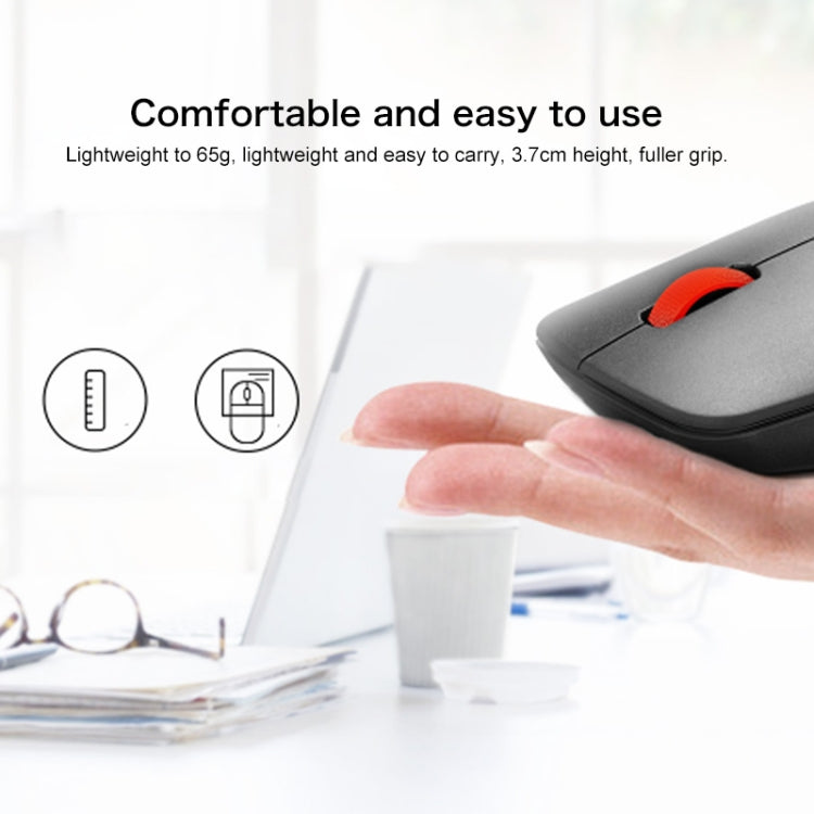 Lenovo thinkplus WL100 Classic Simple Wireless Mouse (Black) - Wireless Mice by Lenovo | Online Shopping UK | buy2fix