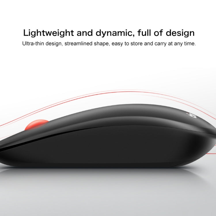 Lenovo thinkplus Portable Business Style Wireless Bluetooth Mouse (Black) - Wireless Mice by Lenovo | Online Shopping UK | buy2fix
