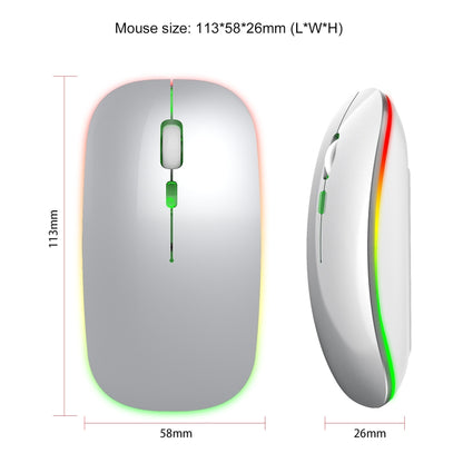 HXSJ M40 4 Key 2.4G Colorful Wireless Silent Mouse (Silver) -  by HXSJ | Online Shopping UK | buy2fix