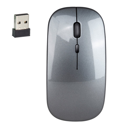 HXSJ M80 2.4GHz Wireless 1600DPI Three-speed Adjustable Optical Mute Mouse (Grey) - Wireless Mice by HXSJ | Online Shopping UK | buy2fix