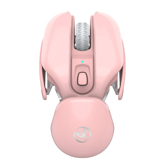 HXSJ T37 2.4GHz 1600dpi 3-modes Adjustable Wireless Mute Mouse (Pink) by HXSJ
