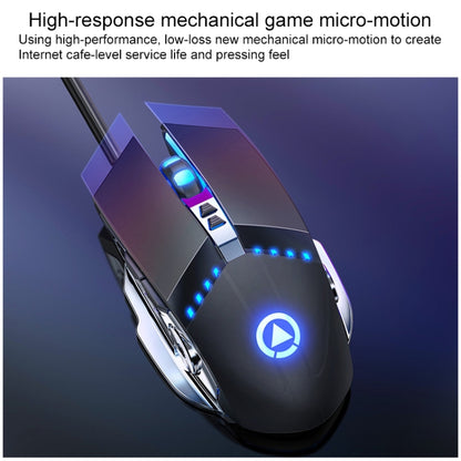 YINDIAO V2 Mechanical Feel Gaming Keyboard Mouse Set (White Ice Blue light) - Wired Keyboard by YINDIAO | Online Shopping UK | buy2fix