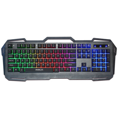 iMICE AK-400 USB Interface 104 Keys Wired Colorful Backlight Gaming Keyboard for Computer PC Laptop(Black) -  by iMICE | Online Shopping UK | buy2fix