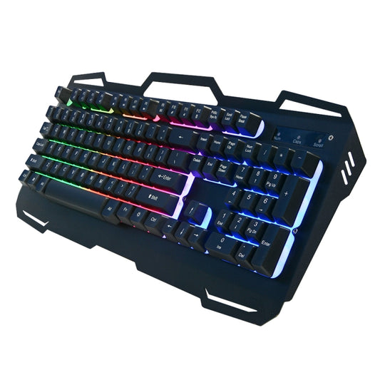iMICE AK-400 USB Interface 104 Keys Wired Colorful Backlight Gaming Keyboard for Computer PC Laptop(Black) - Wired Keyboard by iMICE | Online Shopping UK | buy2fix