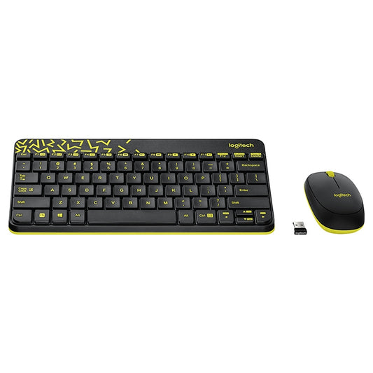 Logitech MK240 Nano Wireless Keyboard and Mouse Set(Black) - Wireless Keyboard by Logitech | Online Shopping UK | buy2fix