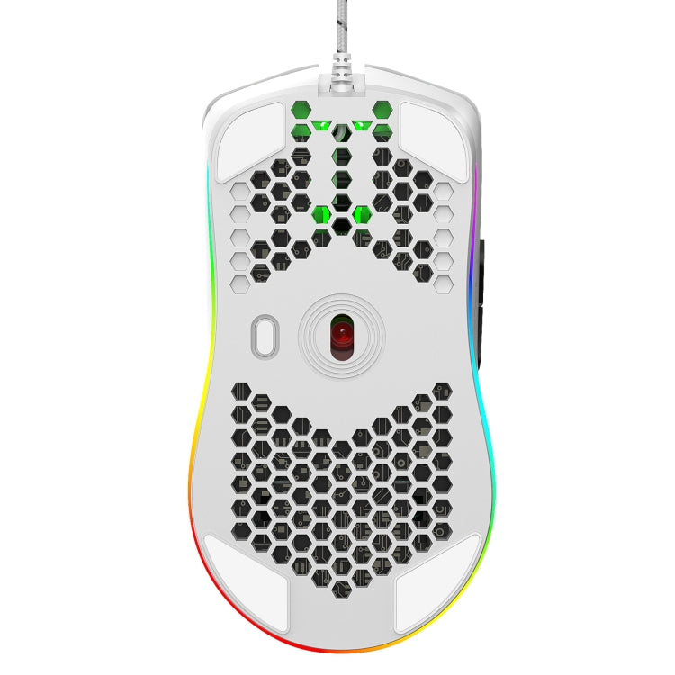 HXSJ J900 6 Keys RGB Lighting Programmable Gaming Wired Mouse (White) -  by HXSJ | Online Shopping UK | buy2fix