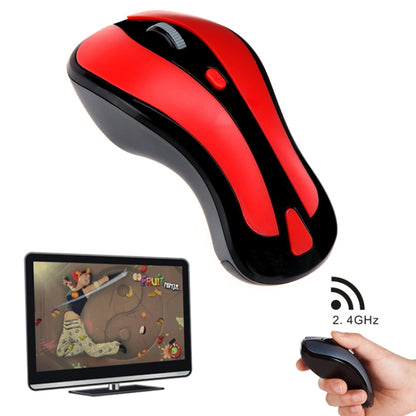 PR-01 6D Gyroscope Fly Air Mouse 2.4G USB Receiver 1600 DPI Wireless Optical Mouse for Computer PC Android Smart TV Box (Red + Black) - Wireless Mice by buy2fix | Online Shopping UK | buy2fix