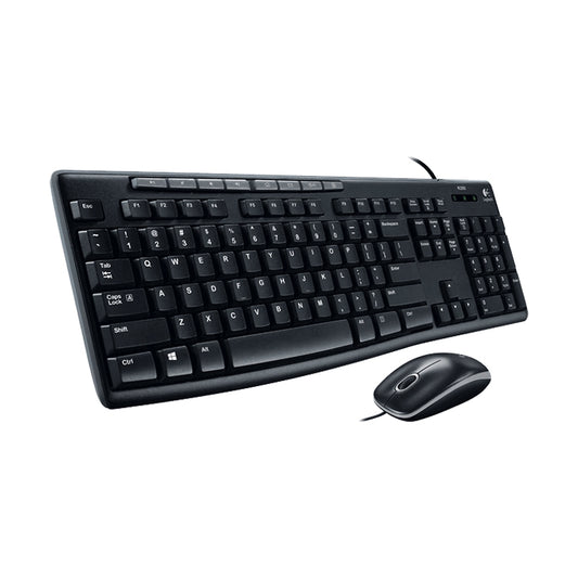 Logitech MK200 Wired Keyboard Mouse Set by Logitech