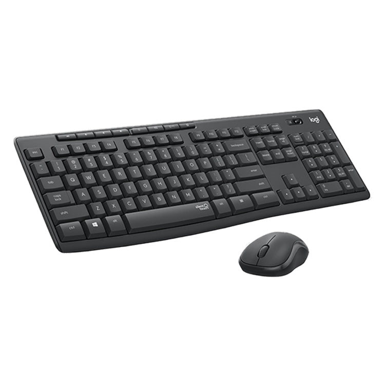 Logitech MK295 USB Wireless Silence Keyboard Mouse Set (Black) - Wireless Keyboard by Logitech | Online Shopping UK | buy2fix