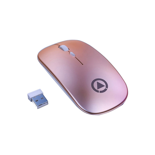 YINDIAO A2 2.4GHz 1600DPI 3-modes Adjustable Wireless Silent Mouse, Battery Powered(Rose Gold) by YINDIAO