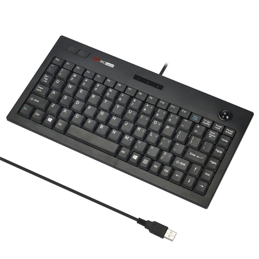 MC Saite MC-9712 Wired 88 Keys Multimedia Computer Keyboard with Trackball for Windows - Wired Keyboard by MC Saite | Online Shopping UK | buy2fix