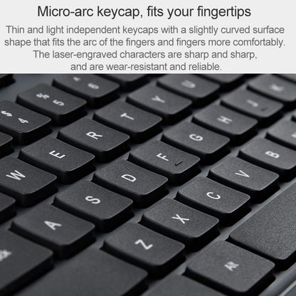 Original Xiaomi 2.4GHz Wireless Keyboard + Mouse Set for Notebook Desktop Laptop(Black) - Wireless Keyboard by Xiaomi | Online Shopping UK | buy2fix