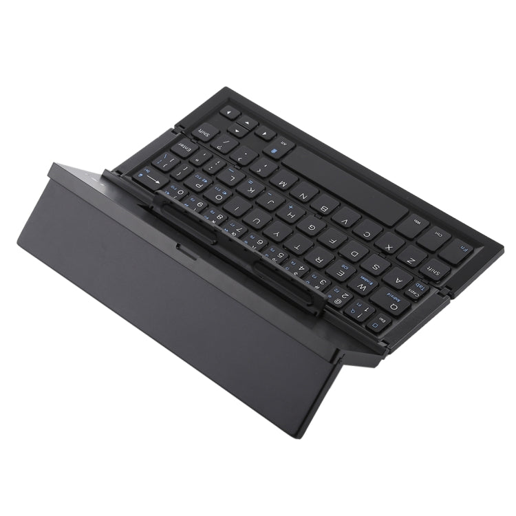 GK608 Ultra-thin Foldable Bluetooth V3.0 Keyboard, Built-in Holder, Support Android / iOS / Windows System (Black) - Wireless Keyboard by buy2fix | Online Shopping UK | buy2fix