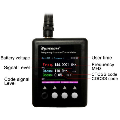 SF401 Plus Portable Handheld Frequency Counter for Walkie Talkie, Frequency: 27MHz-3000MHz - Consumer Electronics by buy2fix | Online Shopping UK | buy2fix