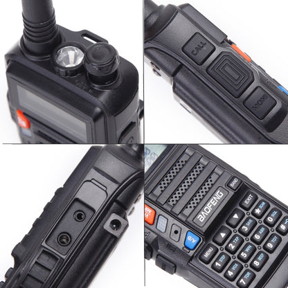 Baofeng BF-UV5R Plus S9 FM Interphone Handheld Walkie Talkie, EU Plug(Black) - Consumer Electronics by BAOFENG | Online Shopping UK | buy2fix