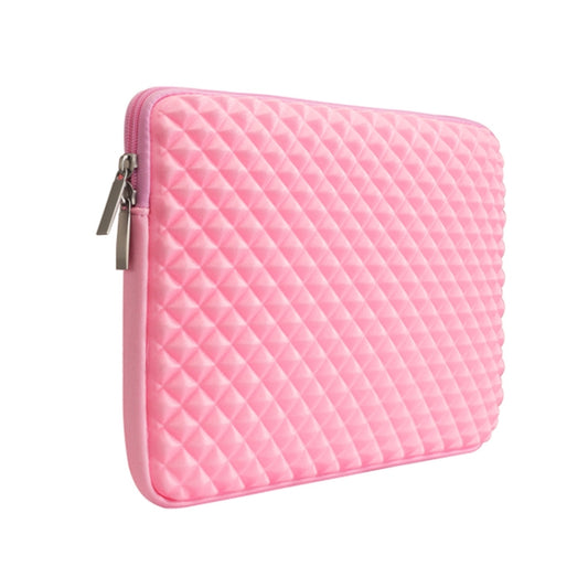 Diamond Texture Laptop Liner Bag, Size: 14-15.4 inch (Pink) by buy2fix