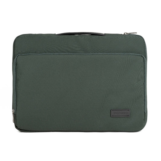 POFOKO E550 15.6 inch Portable Waterproof Polyester Laptop Handbag(Green) -  by POFOKO | Online Shopping UK | buy2fix