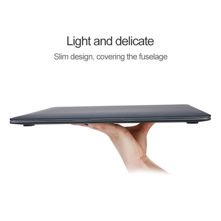 For Huawei MateBook X Pro 2022 Shockproof Frosted Laptop Protective Case (Black) by buy2fix