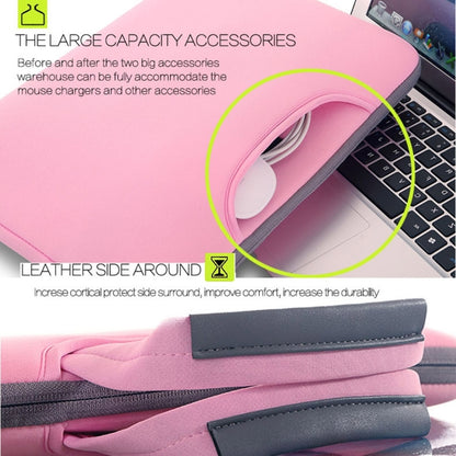 12 inch Portable Air Permeable Handheld Sleeve Bag for MacBook, Lenovo and other Laptops, Size:32x21x2cm(Grey) - 12.1 inch by buy2fix | Online Shopping UK | buy2fix