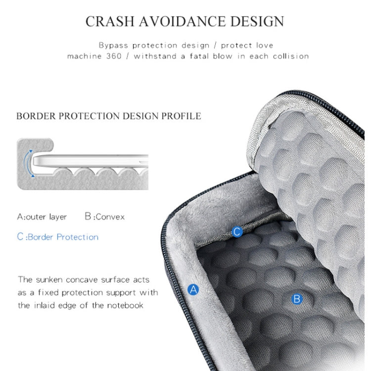 ND04 Oxford Cloth Waterproof Laptop Handbag for 13.3 inch Laptops, with Trunk Trolley Strap(Pink) by buy2fix