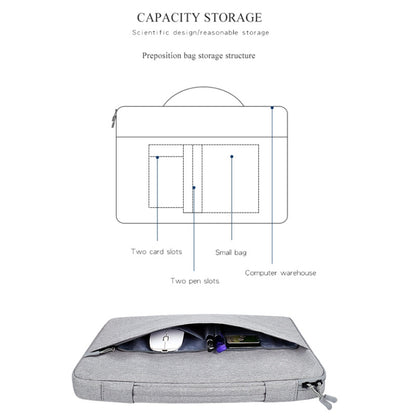 ND04 Oxford Cloth Waterproof Laptop Handbag for 13.3 inch Laptops, with Trunk Trolley Strap(Pink) by buy2fix