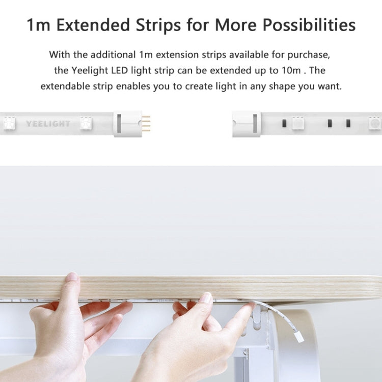 Original Xiaomi Youpin Yeelight Smart WiFi APP Remote Control Extension LED Strip Light, Length: 1m - Bare Board Light by Xiaomi | Online Shopping UK | buy2fix